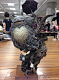【暗黑龙猫】大阪举行的Amazing Model Expo中，高木桑的「トトロ」获得第一名！这只龙猫有点邪恶有点帅，有点酷炫带点拽…