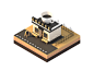 Coffee Shop ☕️ shop coffee design icon building lowpoly blender illustration 3d