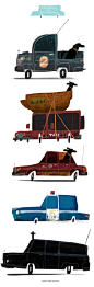 Car Design : some cars i designed for a comic story