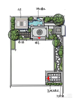 他方遗老采集到庭院