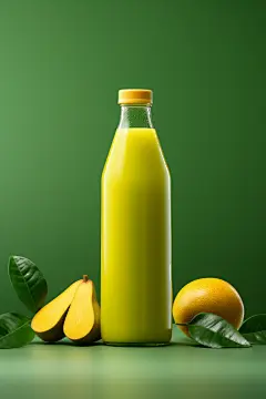 果汁饮料瓶包装样机模型图片