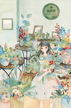 Dr_兔先生采集到水彩风插画