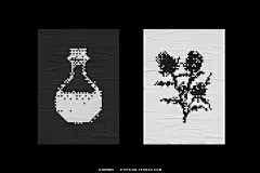 48款潮流复古暗黑美学低保真马赛克像素风游戏插画ai矢量设计素材