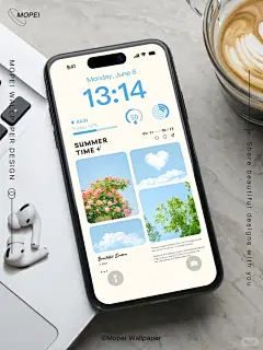 原创ins极简风壁纸 夏日美好时光 116