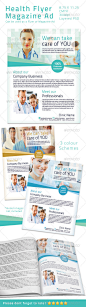 Health Flyer/ Magazine Ad  - Print Templates 