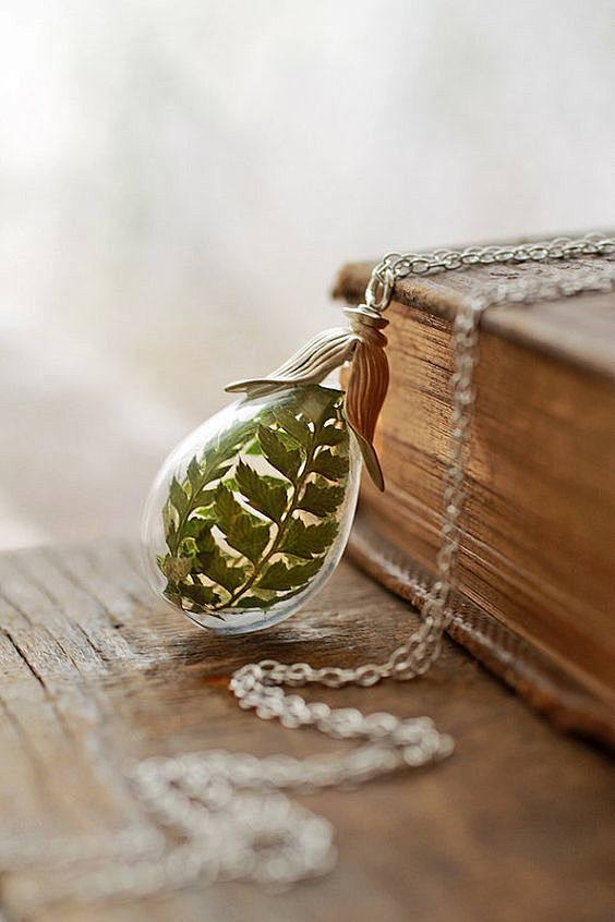 Silver fern necklace...
