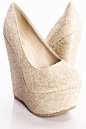 BEIGE LACE OVER ROUND TOE PLATFORM WEDGES @PinkBasis,Women's Wedge Shoes For Sale,Cheap Wedge Sandals Shoes,Sneaker Wedges,Booties Wedges,Wedges Heels,Suede Wedges,Lace Up Wedges,Cutout Wedge Shoes,Platform Wedges Shoes,Cute Spike,Studded,Strappy Wedges S