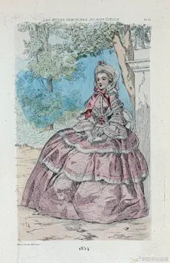 19世纪法国时装画 第五部分
服装设计/服装参考/女装/欧洲/服饰 ​​​​