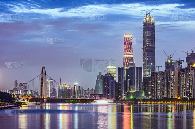 广州,水平画幅,夜晚,无人,曙暮光,户外,东莞,都市风景,现代,广东省素材-花瓣网