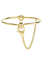 Eddie Borgo - Safety Chain gold-plated choker : Lobster clasp fastening