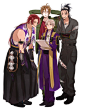 【刀剑乱舞】分享图片 三名槍＋α 身高差萌 twi：Saytzeff_