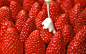 1680x1050 草莓 红色  水果 新鲜 背景 果蔬 吃货 美食 美味