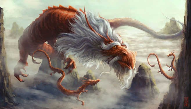 神兽，鲲/山海经异兽/神话神兽/鲸鱼.暴...