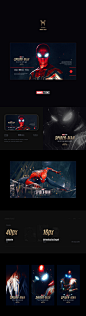 Spiderman - Website Concept Design#_岑双华_68Design