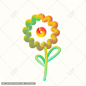 毛绒小清新紫色花朵,花纹线条边框,设计素材,设计,汇图网www.huitu.com