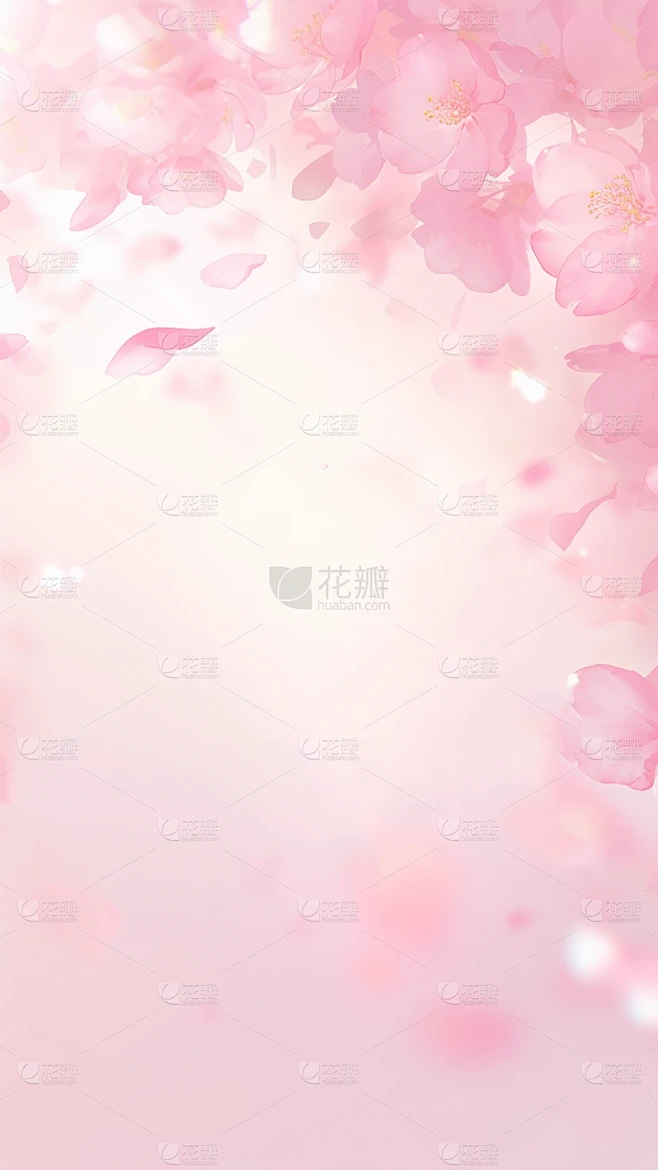 植物通用梦幻花瓣背景场景图片素材素材-花瓣网
