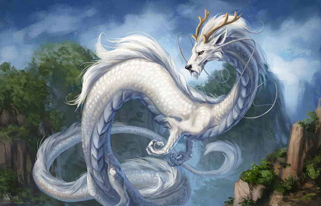 Chinese dragon by Az...