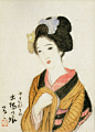 TakehisaYumeji-1921-Ten_Themes_of_Woman_Girl_in_Kiba