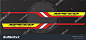 imagen vectorial de autoadhesivos de coches de carreras