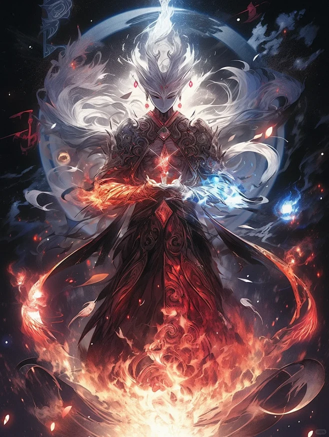 Ai绘画｜原始神【厄瑞玻斯】-花瓣网