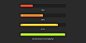 11款超精致进度条psd素材 | PS梦工场