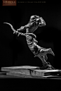 ARJUNA , Gianluca Rolli : ARJUNA concept maquette sculpted in Clay Chavant NSP Hard