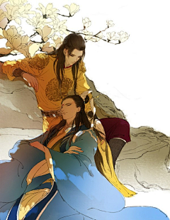 世界级大总攻采集到【四月】-耽美底图