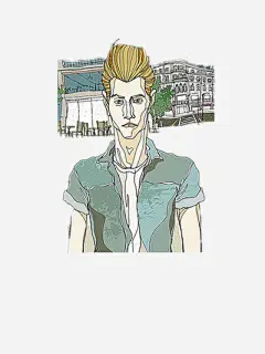 朋克男子免抠素材 平面电商 创意素材 png素材