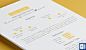 Timeline Resume Template on Behance