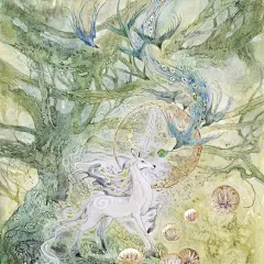 奥克兰华裔女艺术家Stephanie Law 笔下题材多以魔幻、梦境、精灵等唯美的主题为主。
O绿洲 ​​​​