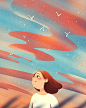 The Children's Writer's Guild 在 Instagram 上发布：“#Artist @sminandpaper ・・・ Do you have something to hope for? #illustration #sky #pink #hope #mood #feeling #atmosphere #emotion…” : -1 次赞、 7 条评论 - The Children's Writer's Guild (@childrenswritersguild) 在 Inst