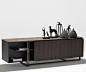 Lacquered sideboard with doors APOTEMA | Sideboard by Esedra