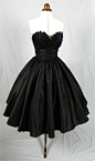 Channelling Black Swan/Alluring intricacy 50s inspired ball dress with by elegance50s: 