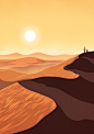 desert prints Print For Wall planet earth dune ILLUSTRATION 