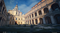 ROME: CHURCH of SANT'IVO, Tyler Anlauf : 17th century Roman modular environment kit for Unreal Engine. 

The focus on this project was to explore UE4, test modular workflow techniques, and level up my skills with lighting, composition, and color.

 I will