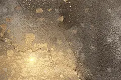 灰色和金色的石材大理石纹理与发光的灯