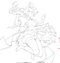 画二分光影。#线稿 #人体结构 #插画 #二次元 - 抖音