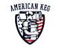 AmericanKeg 啤酒桶 人物 插画 美国国旗 徽标 男人 桶子 商标设计  图标 图形 标志 logo 国外 外国 国内 品牌 设计 创意 欣赏