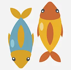 卡通海洋生物鱼文艺风海报高清素材 动物可爱 卡通动物 卡通小鱼 卡通海洋动物 手绘动物文艺风 萌萌哒的小动物 装饰卡通 鱼的种类 平面广告 设计图片 免费下载