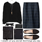 A fashion look from September 2013 featuring Junya Watanabe sweaters, Tory Burch skirts and Pull&Bear loafers. Browse and shop related looks.