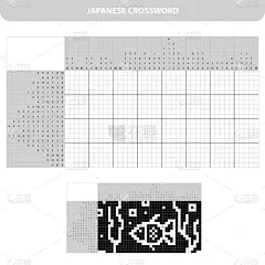 黑白图片,纵横字谜,鱼类,日本人,秘密,轮廓,愉悦,智慧,海洋,休闲
