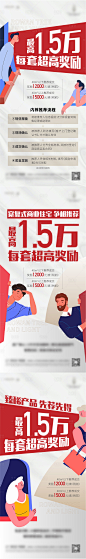 老带新地产系列海报-源文件
