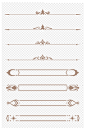 欧式欧风花纹纹理边框分割线标题框免扣元素-众图网