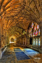 修道院，格洛斯特，英国
The Cloisters, Gloucester, England