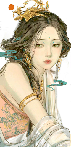 阿君阿君呀采集到G-古风插画