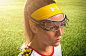 UNDER ARMOUR LACROSSE : Collaborated with Under Armour to create a series of images for UA Lacrosse. Scope of project included compositing the players that were shot in studio into a Lacrosse field that we shot. Teams: Notre Dame and Maryland. Players: Ma