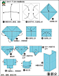 实用儿童折纸 可爱日式折纸书包的做法