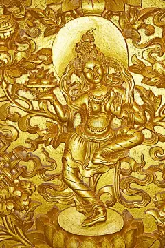 在不丹廷布的佛祖朵丹玛跳舞