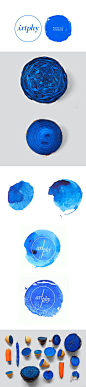 Artphy 蓝色VI设计 - 修--采集到VI控 - 花瓣