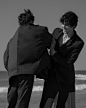 Dimitri Tolenaars and Antoine Pierre at YC Models photographed by Vincent Van den Dries and styled by Guy-Didier Debast